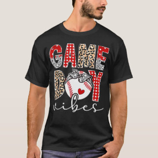 Game Day Vibes Baseball Game Day T-Shirt