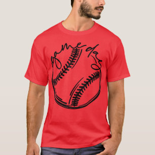 Game Day Vibes Softball Season Baseball Season Gam T-Shirt