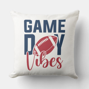 Game Day Vibes Throw Pillow
