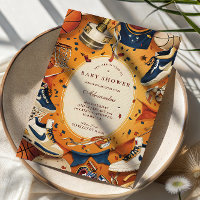 Game Day Vintage Basketball Baby Shower