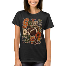 Game Day Women's Fall Football T-Shirt 