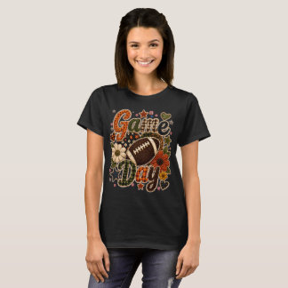 Game Day Women's Fall Football T-Shirt 