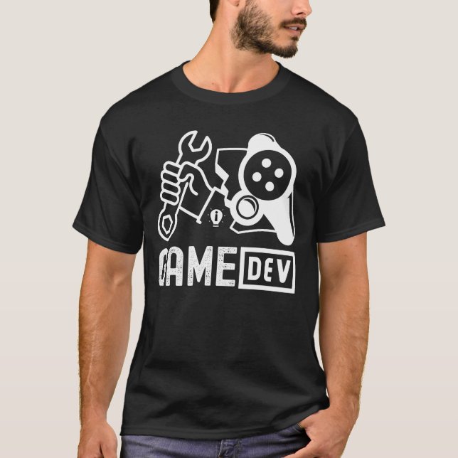 GAME DEV- GAME DEVELOPER PUN T-Shirt (Front)