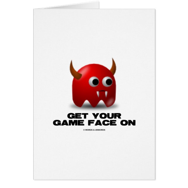 Game Face Devil (Retro Avatar) (Front)