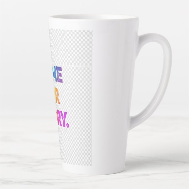 Game for Glory, t-shirt  Latte Mug (Right)