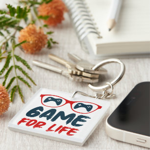 Game for life gaming  keychain