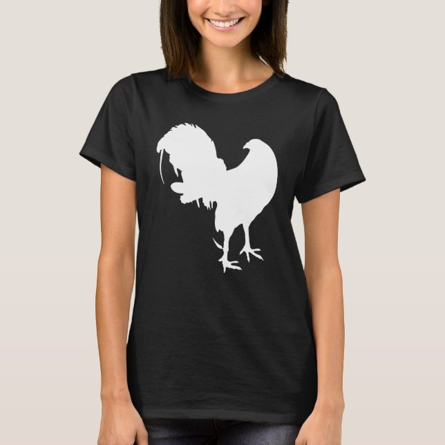 Game Fowl Gallegos, Rooster, gamefowl Chicken whit T-Shirt (Front)