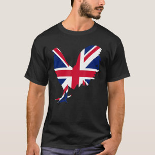 game fowl united kingdom UK flag gamefowl Rooster  T-Shirt