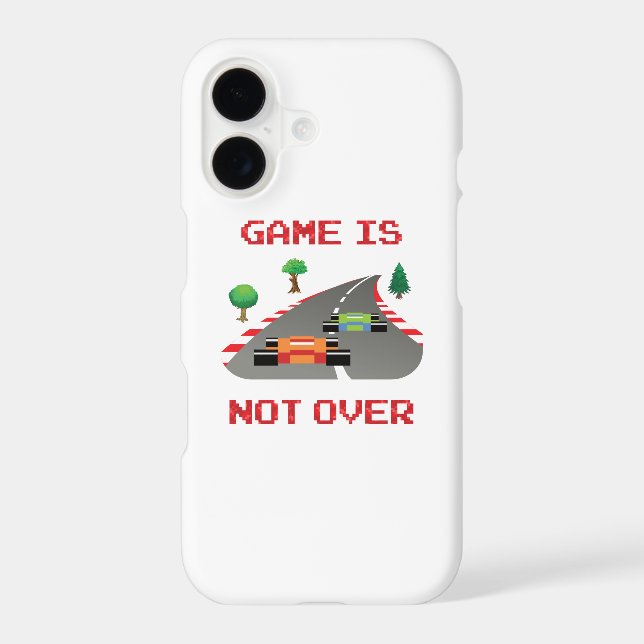 Game is not over Pixelated Video Game Samsung Galaxy Case (Back)