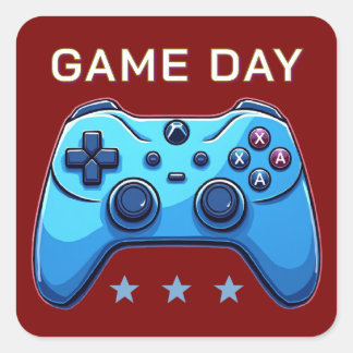 game joystick square sticker