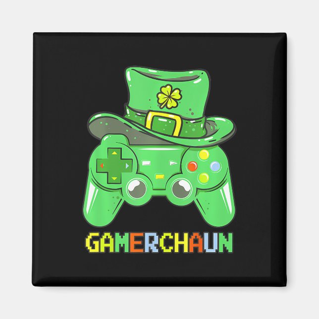 Game Leprechaun Costume St. Patrick's Day  Magnet (Front)