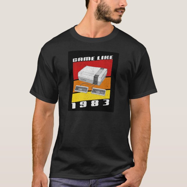 Game Like 1983, Retro Gaming T-Shirt (Front)