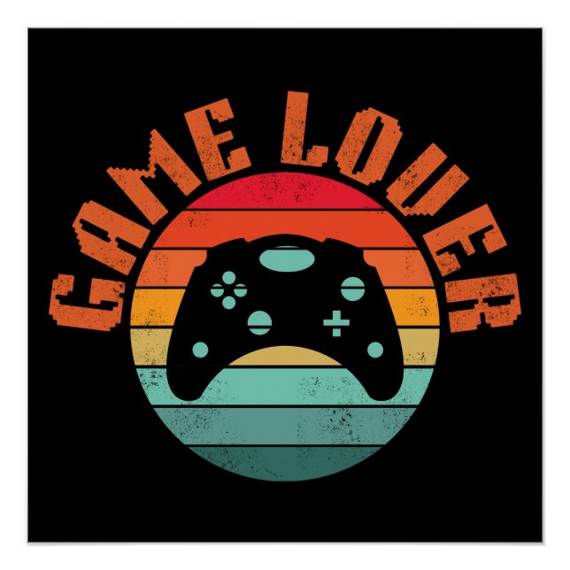 GAME LOVER GAMING CONTROLLER POSTER (Front)