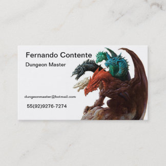 Game Master Business Card