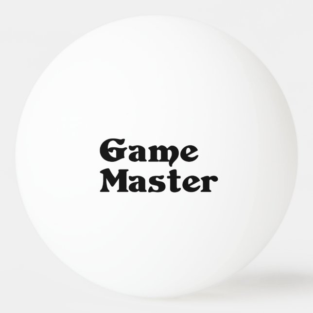 Game Master Ping Pong Ball (Front)