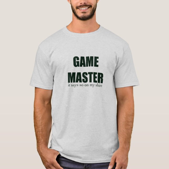 GAME MASTER T T-Shirt (Front)