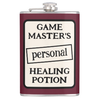 Game Master's Healing Potion Vinyl Wrapped Flask