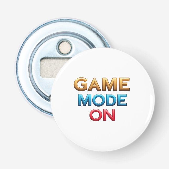 Game Mode On Bottle Opener (Front)