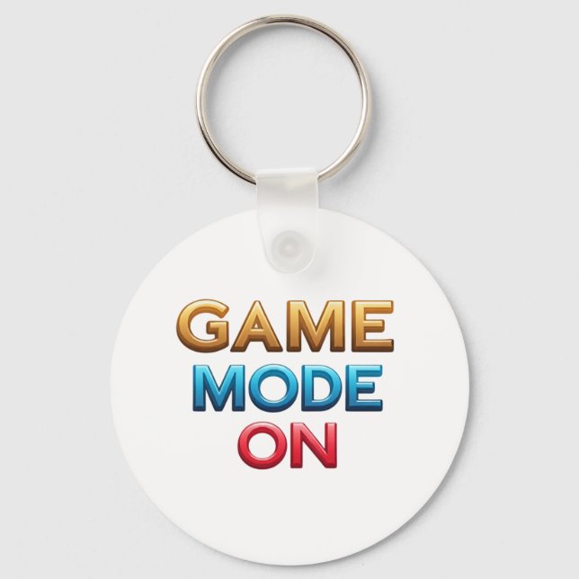 Game Mode On Keychain (Front)