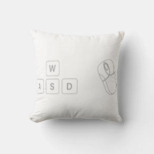 Game mode ready throw pillow