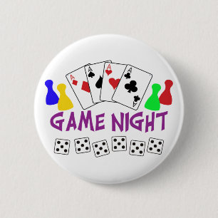 Game Night 2 Inch Round Button