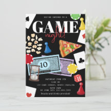Game Night Board Games Snacks Party