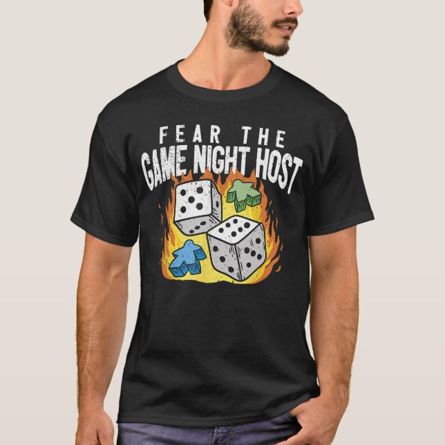 Game Night Host I Board Game Lover I Board Game Ni T-Shirt (Front)