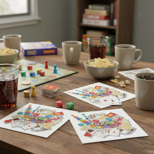 Game Night  Napkin