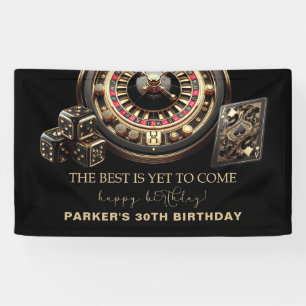 Game Night Party Personalized Happy Birthday Banner