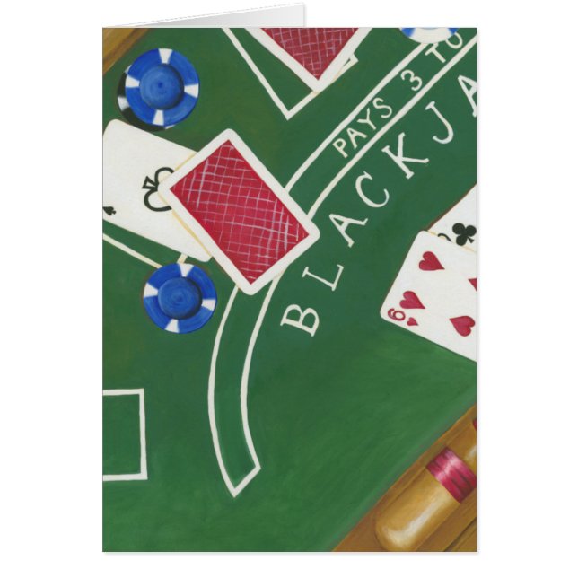 Game of Blackjack with Chips by Chariklia Zarris (Front)