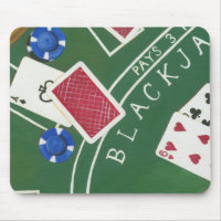 Game of Blackjack with Chips by Chariklia Zarris