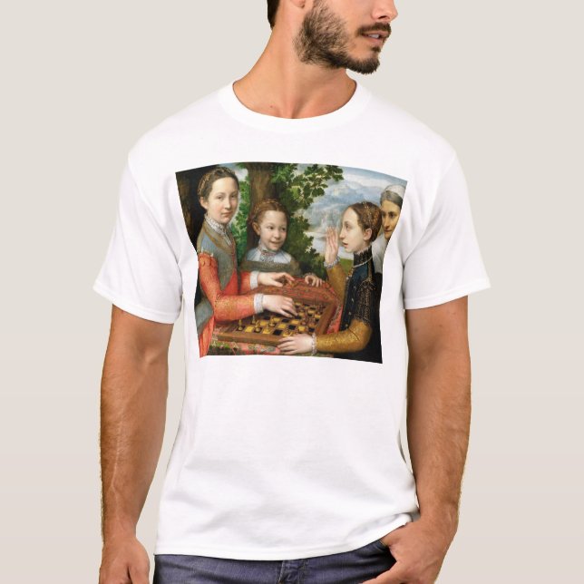 Game of Chess by Sofonisba Anguissola - Circa 1555 T-Shirt (Front)