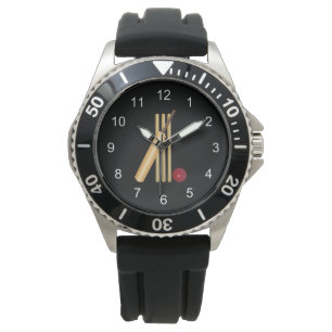 Game of Cricket, Bat and Ball Wrist Watch