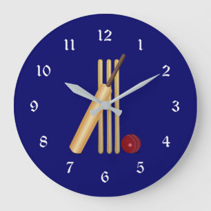 Game of Cricket  Large Clock