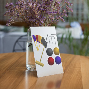 Game Of Croquet Invitations