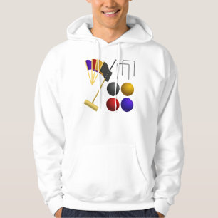Game Of Croquet Mens Hoodie