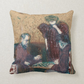 Game of Draughts Throw Pillow