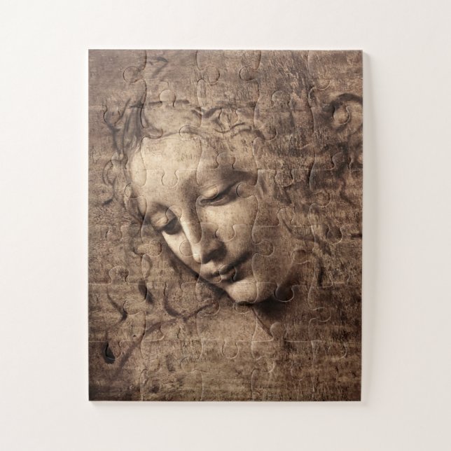 Game of Puzzle Words | Da Vinci : La Scapigliata (Vertical)