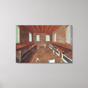Game of Racquets Canvas Print