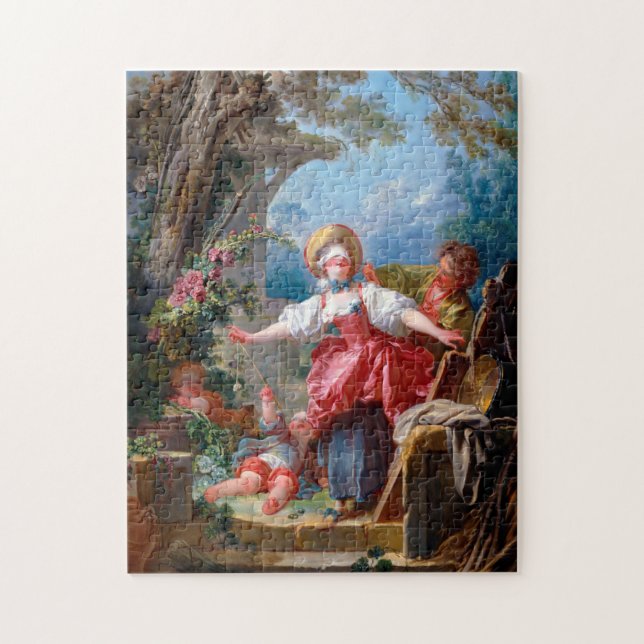 Game of Tag, Fragonard Jigsaw Puzzle (Vertical)