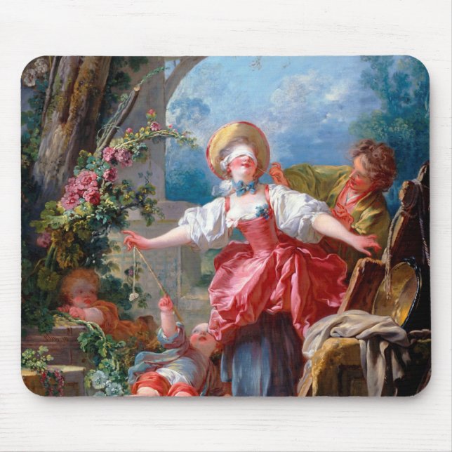 Game of Tag, Fragonard Mouse Pad (Front)