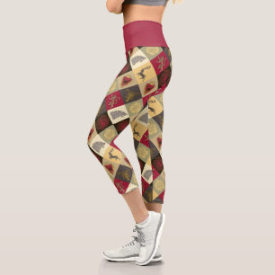 Game of Thrones Sigil Pattern Capri Leggings