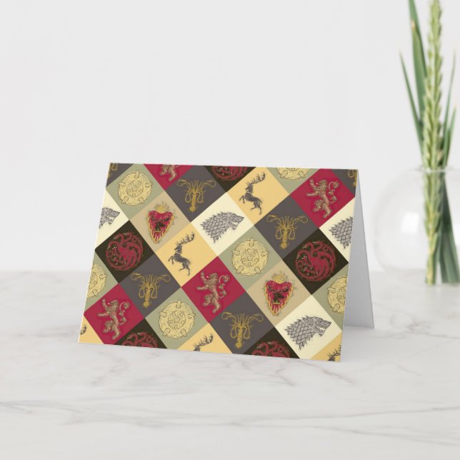 Game of Thrones Sigil Pattern Card (Front)