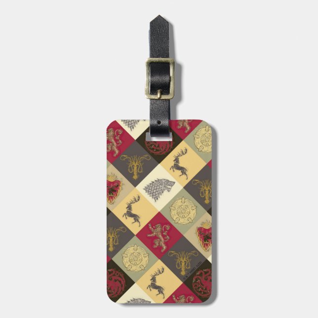 Game of Thrones Sigil Pattern Luggage Tag (Front Vertical)