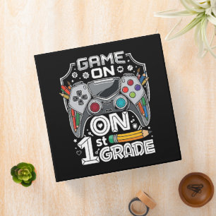 Game On 1st Grade Back to School Binder