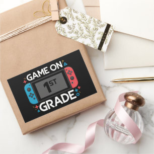 Game On 1st Grade Back To School Funny Gamer  Sticker