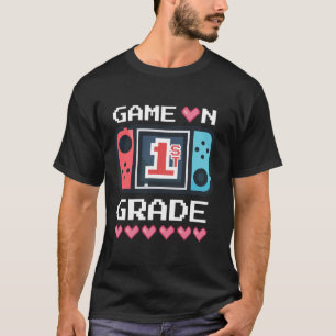 Game On 1st Grade Back To School Graduation Unlock T-Shirt
