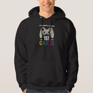Game On 1st Grade Gamer First Day Back To School B Hoodie
