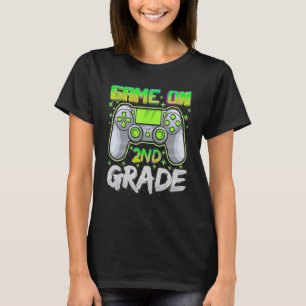 Game On 2nd Grade Back To School Gamer Second Grad T-Shirt