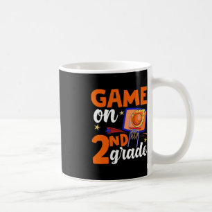 Game On 2nd Grade Basketball Back To School Studen Coffee Mug